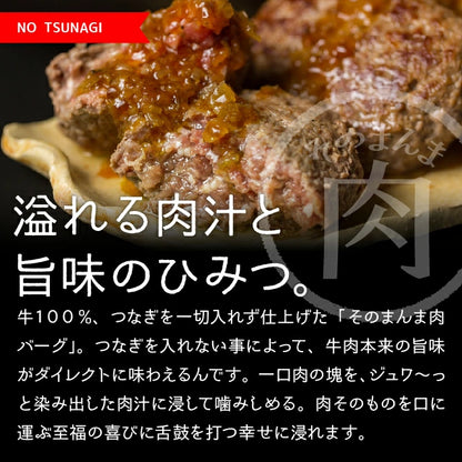 【肉の卸問屋アオノ】超肉感 そのまんま肉バーグ