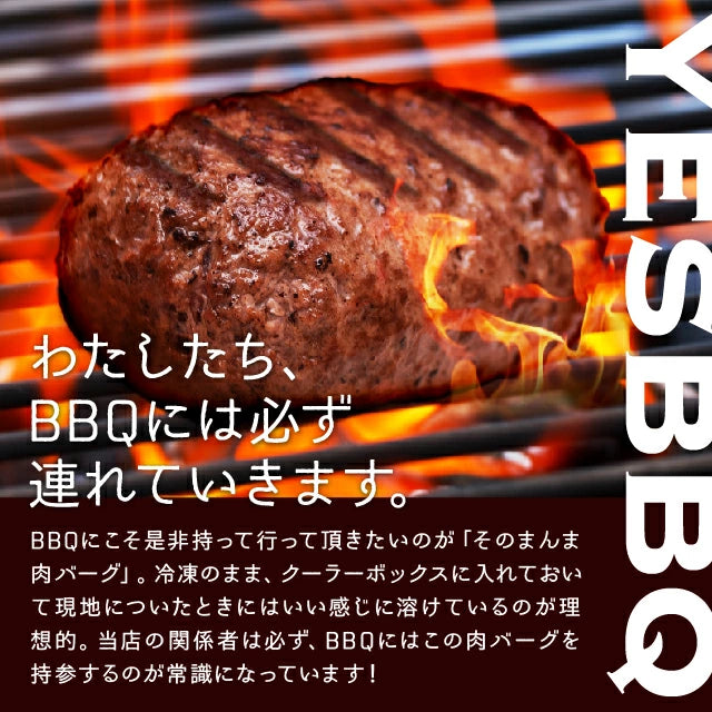 【肉の卸問屋アオノ】超肉感 そのまんま肉バーグ